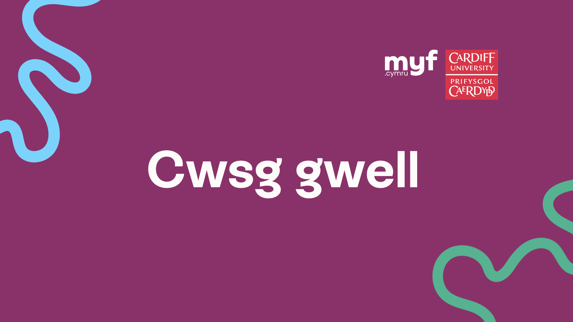 Cwsg Gwell Rhan 1